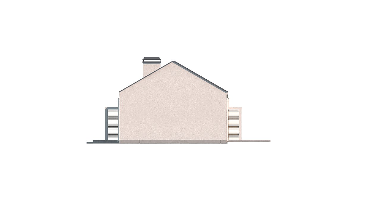 Проект небольшого одноэтажного дома простого современного дизайна. - фото 17