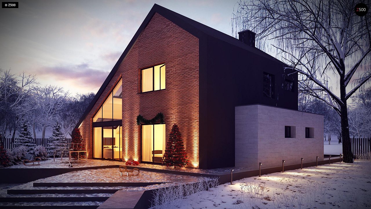 Проект комфортного мансардного дома со вторым светом и функциональной планировкой. - фото 4
